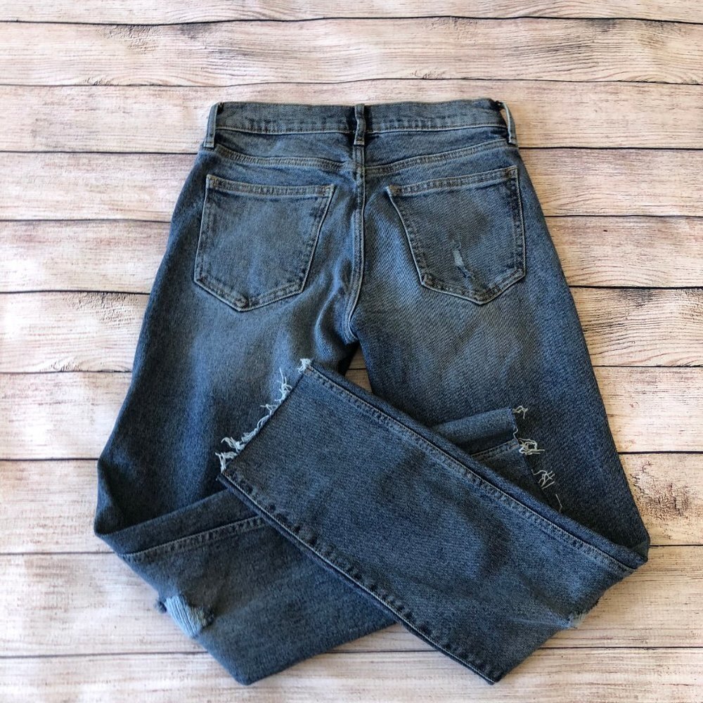 Gap Slim Straight Distressed Jeans Size 2/26R - Picture 7 of 8